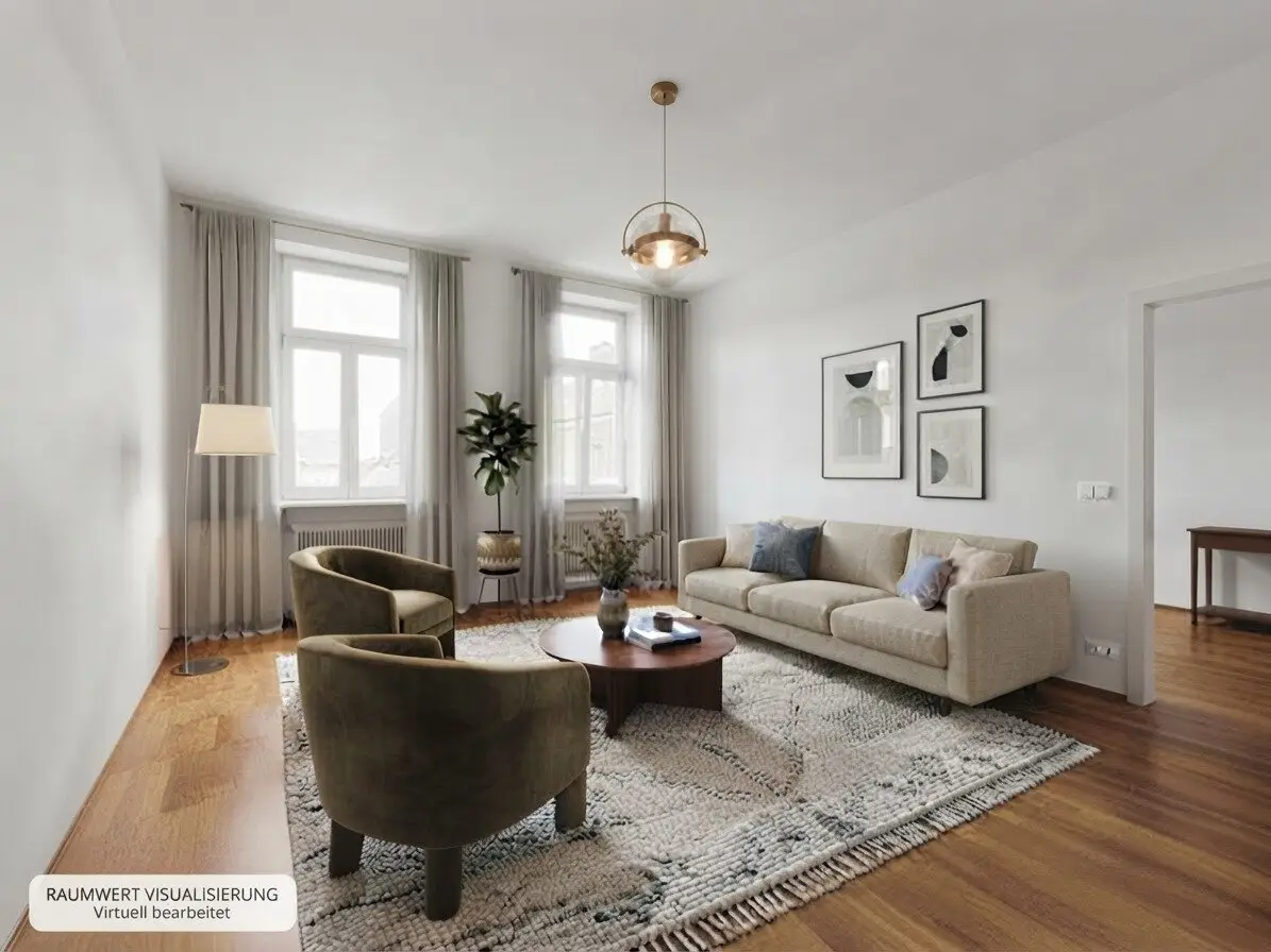 CHARM FROM 1906. SPACE FOR TODAY. | approx. 86 m² living area | 3 rooms | elevator | immediately available