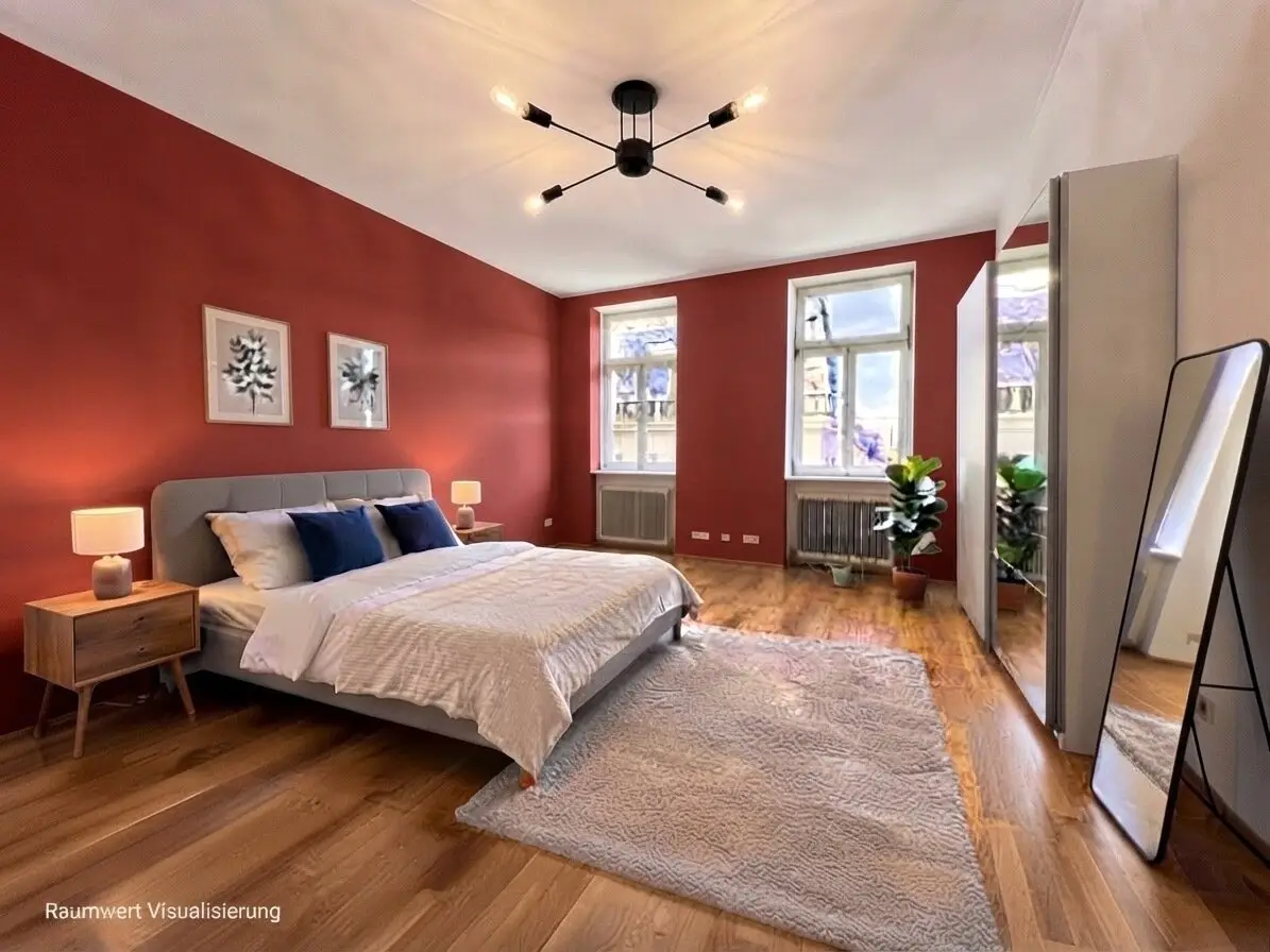 CHARME VON 1906. PLATZ FÜR HEUTE. | ca. 86 m² WFL | 3 Zimmer | Lift | sofort beziehbar