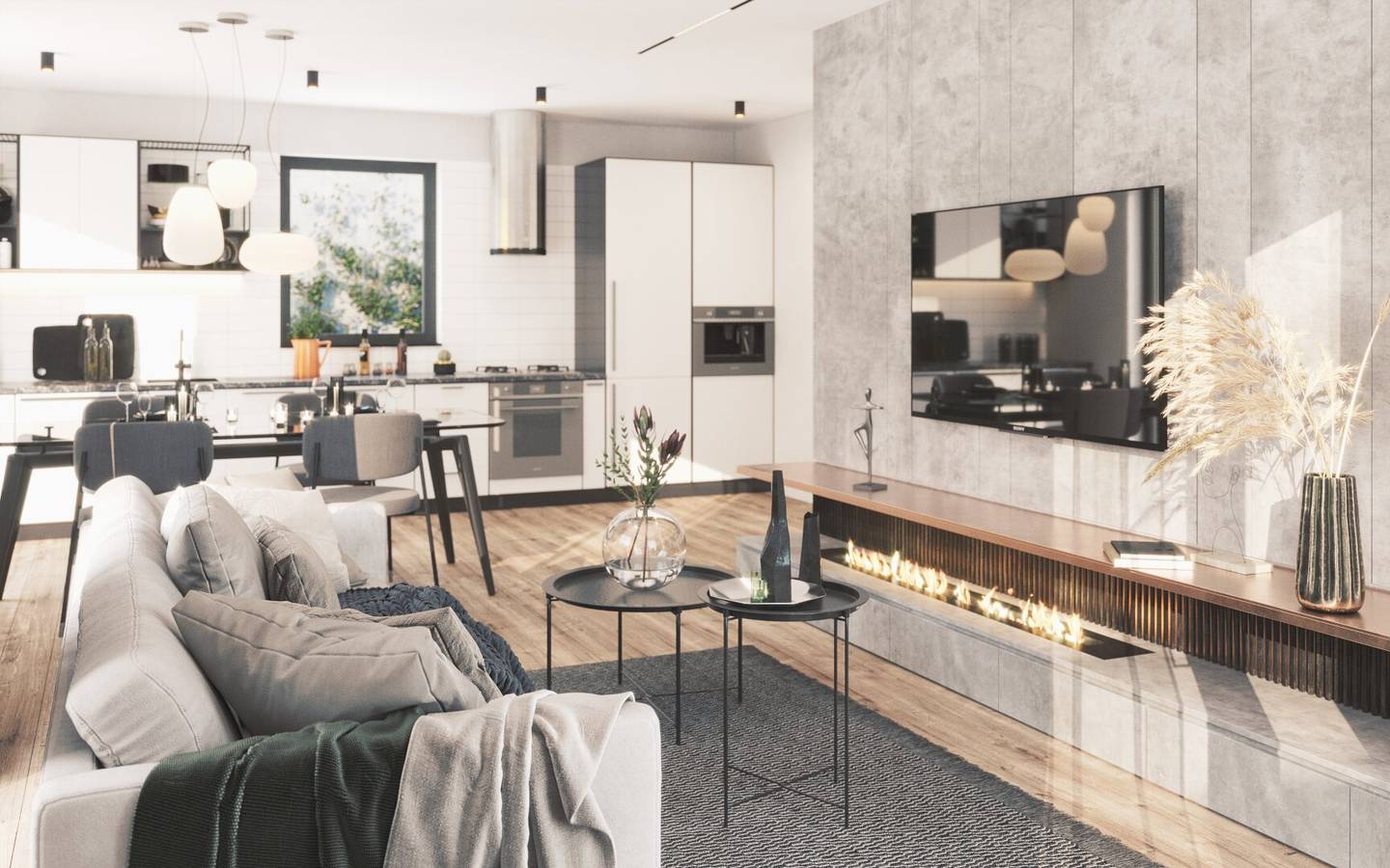 MORZG - modern 3-room apartment with approx. 60 m² roof terrace
