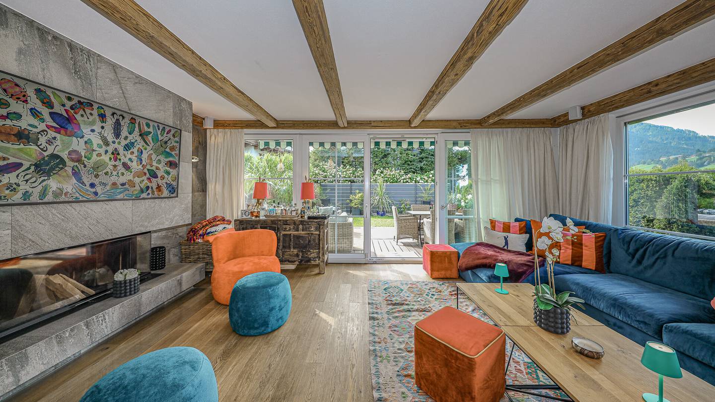 Sonnige Wohnung mit Garten und Kaiserblick