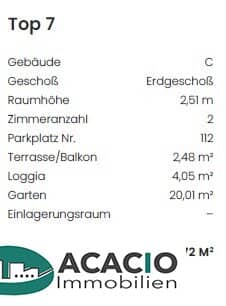 helle 2-Zimmer-Eigentumswohnung mit Süd-Ausrichtung und Eigengarten - KLIMAAKTIV Gold ausgezeichneter Neubau - Nähe St. Pölten - leistbares Eigentum! - hier wird Ihr Wohntraum wahr!