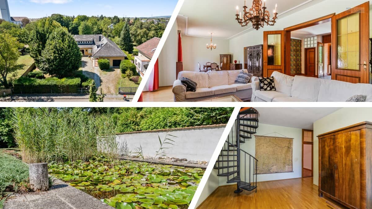 Family apartment with park like garden and great potential