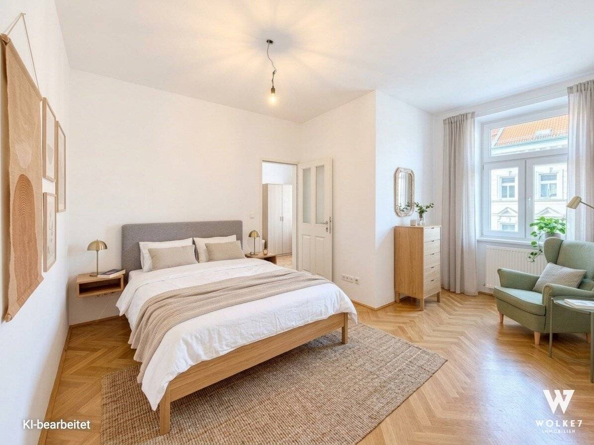 Charming 2-room period apartment incl. elevator Thoughtful layout Between Kongresspark and Yppenplatz