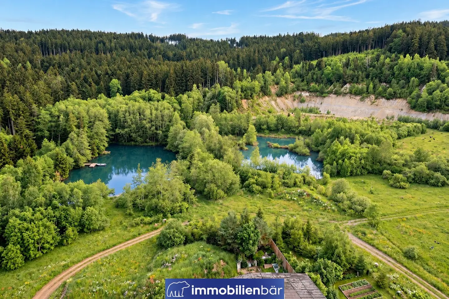 Naturareal Eberschwang - ca. 3 ha Wald mit zwei Teichen