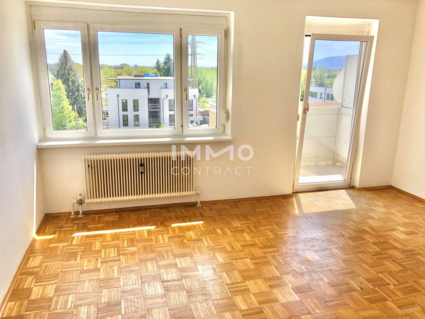 Andritz: Helle Garçonnière mit Südbalkon &amp; Stellplatz in Graz – ideal für Singles und Studierende