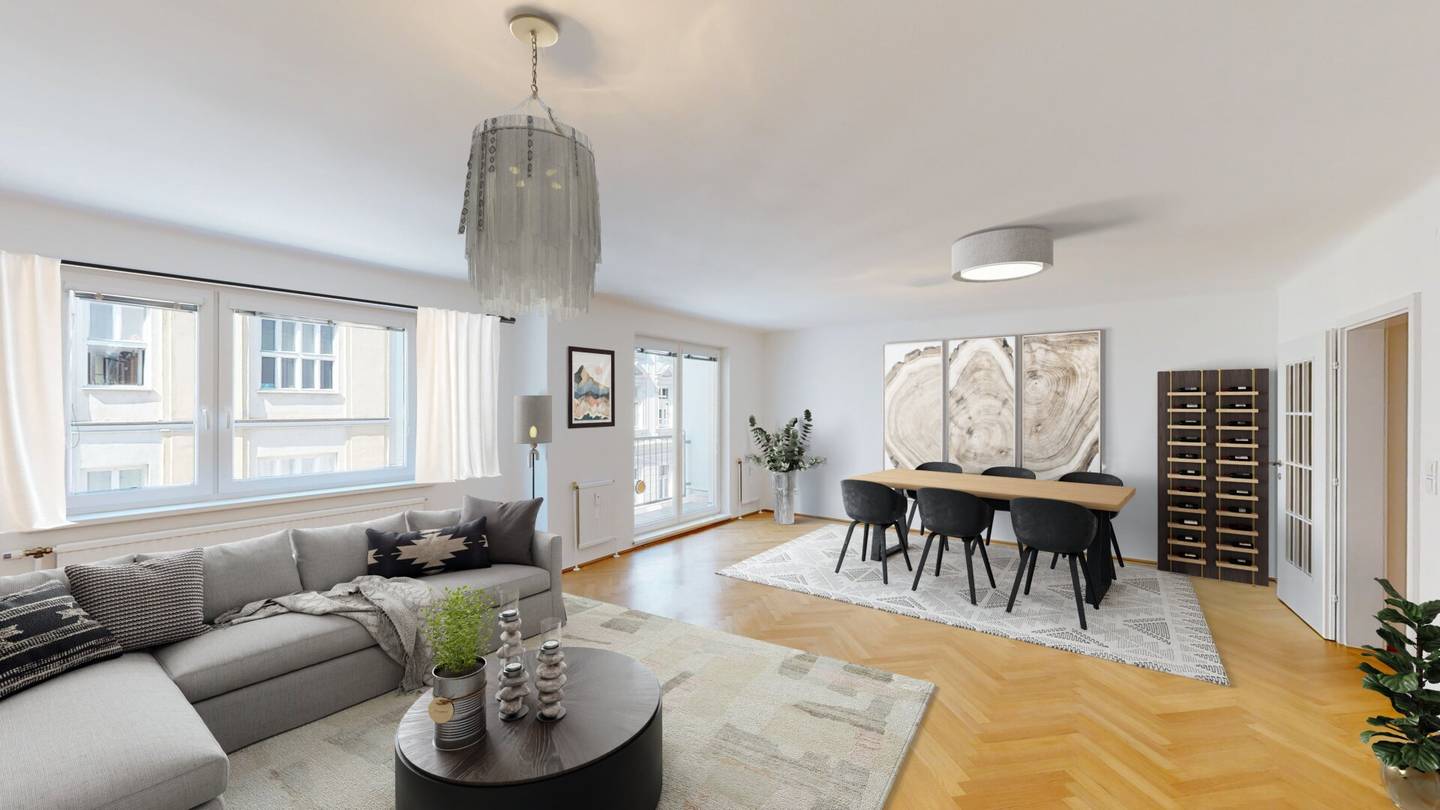 Stunningly beautifully renovated 5-room apartment | 2 bathrooms | high living comfort | near WKO and Palais Schönburg