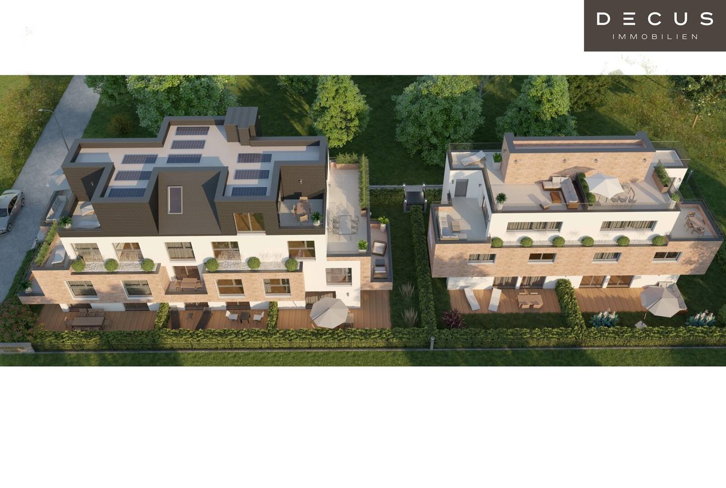 Residential development in Vienna-Donaustadt – nine apartments, two semi-detached houses and underground car park