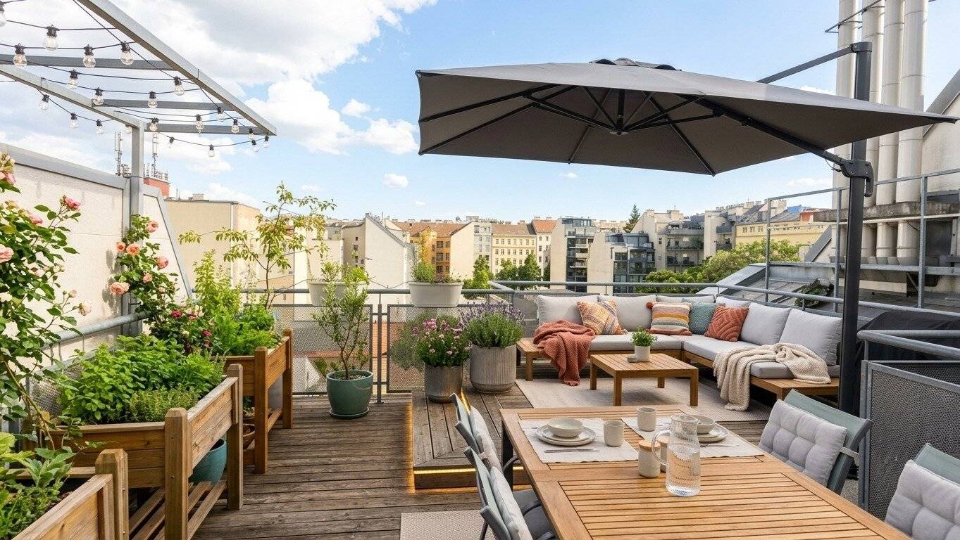 Traumhafte DG-Maisonette-Wohnung mit großer Terrasse in ruhiger Lage