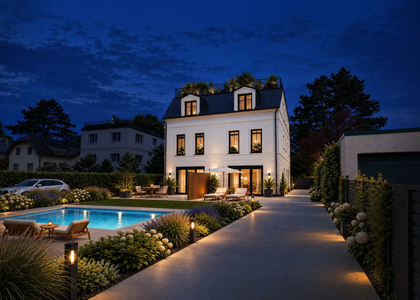 Just completed Exclusive semi-detached house at Wolfersberg