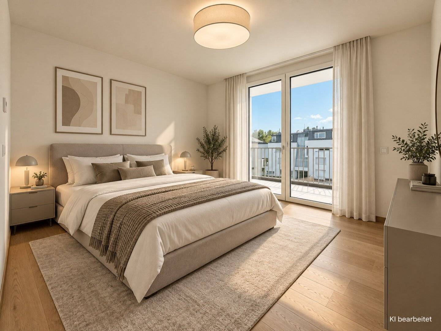 TOP RENTAL APARTMENT in 1190: 3 rooms and outdoor area with view of greenery
