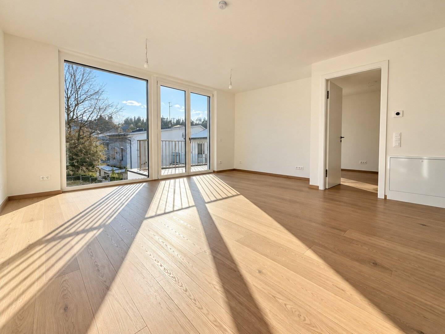 Beautiful 2-room rental apartment with first occupancy, distant view &amp; underfloor heating