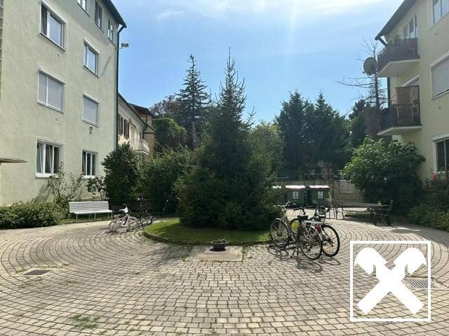 Erdgeschosswohnung ruhige Innenhoflage nahe Bahnhof