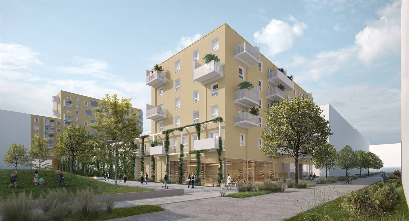 Bright apartment in the emerging Obere Hausfeld