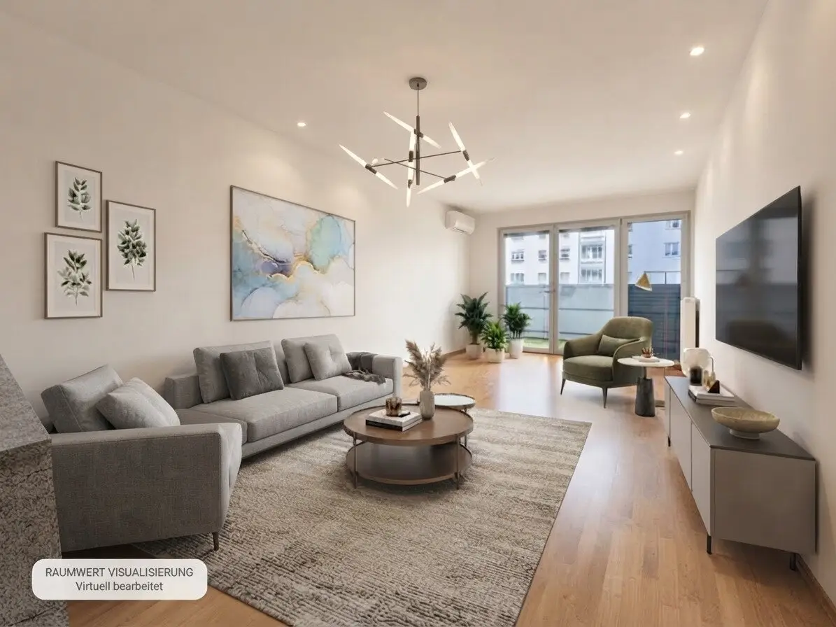 ÜBER DEN DÄCHERN VON SIMMERING | 3 Zimmer | ca. 88,52 m² NFL | Loggia | 5. Stock | Lift