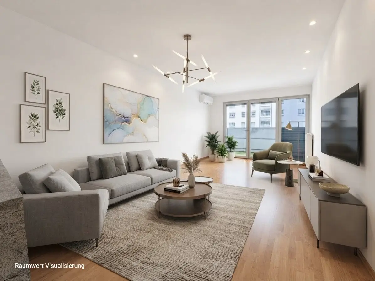 ÜBER DEN DÄCHERN VON SIMMERING | 3 Zimmer | ca. 88,52 m² NFL | Loggia | 5. Stock | Lift