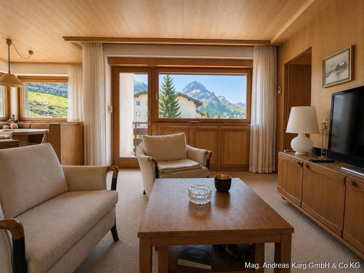 Ferienwohnung mit Omeshorn Panorama und zwei Balkonen