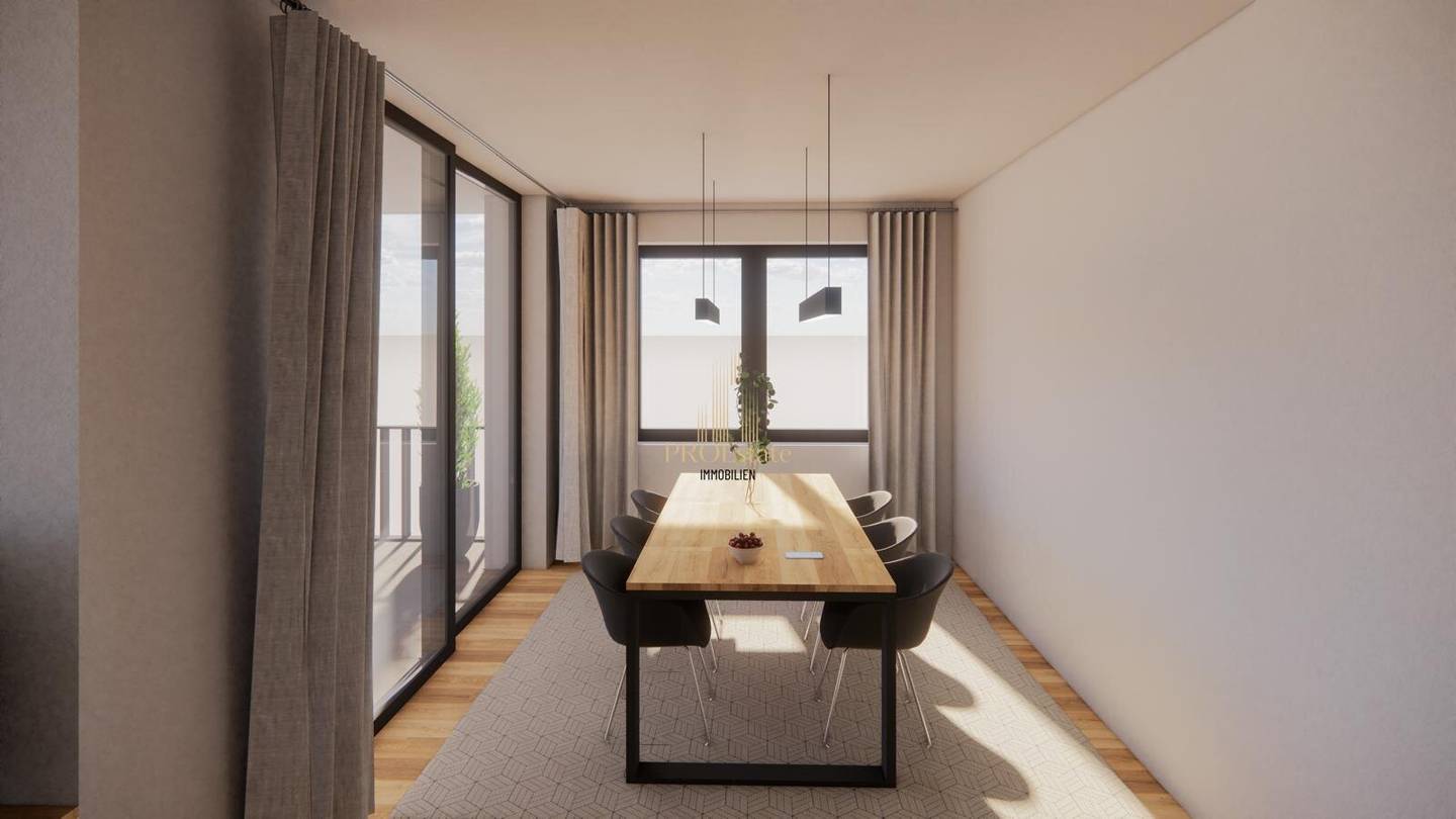 Modern 3-room penthouse in Buchkirchen, first occupancy with 30 m² balcony, garage and elevator