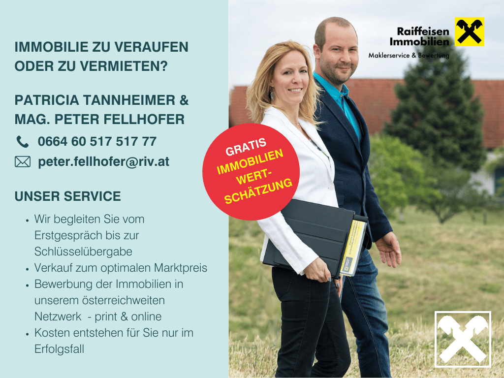 Ruhige Wohnung in zusammenhängender landwirtschaftlicher Lage
