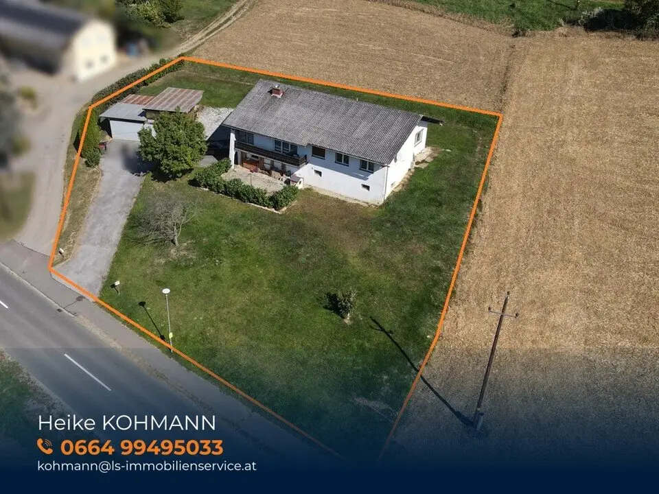 Well-maintained single-family house with large plot and modern building services – approx. 25 km from Graz