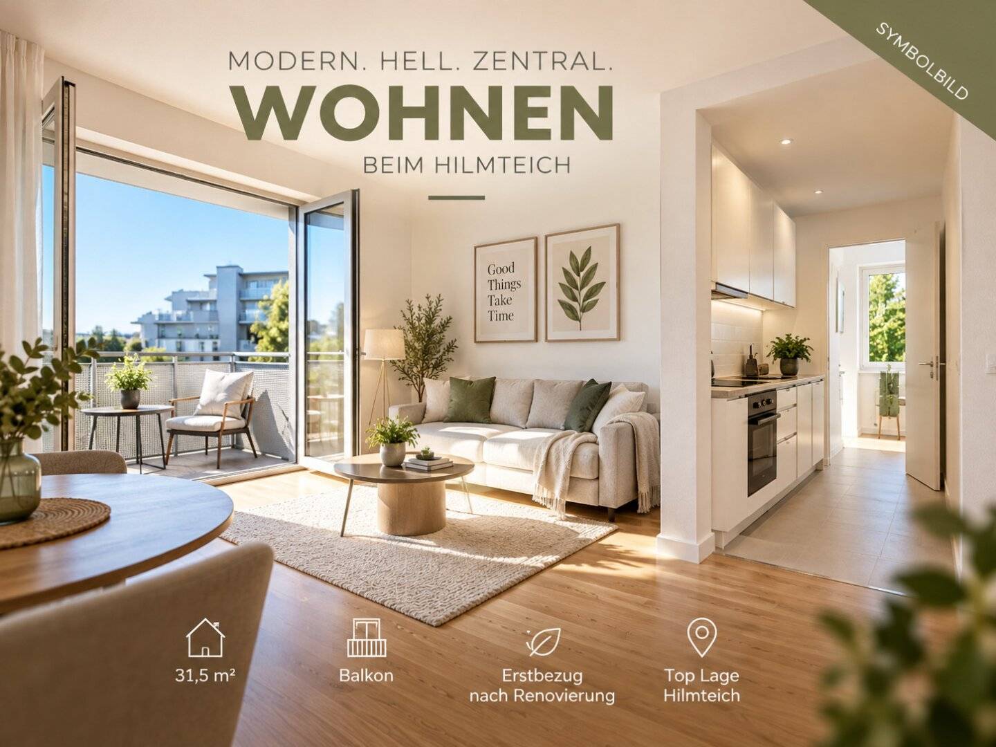 Dream apartment, newly renovated, perfect location, arrange an appointment quickly