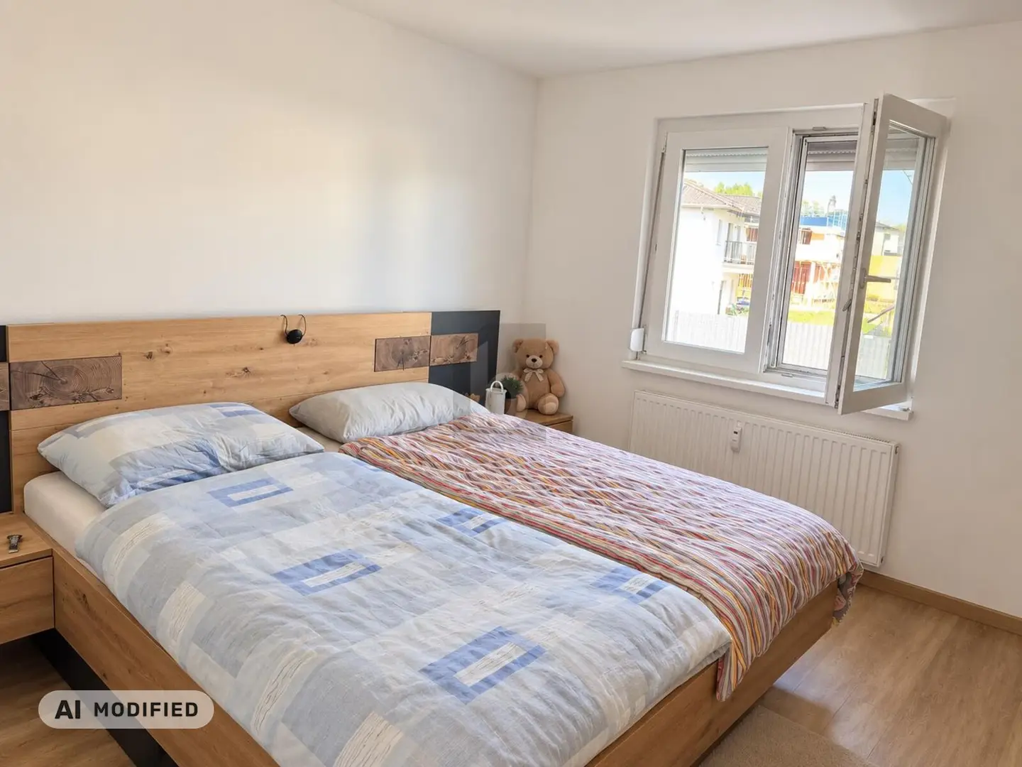 Lichtdurchflutete Wohnung mit Balkon und Carport