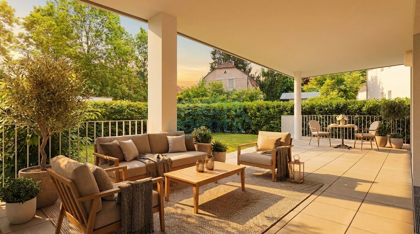Neuwertige Erdgeschosswohnung mit Privatgarten und Lift