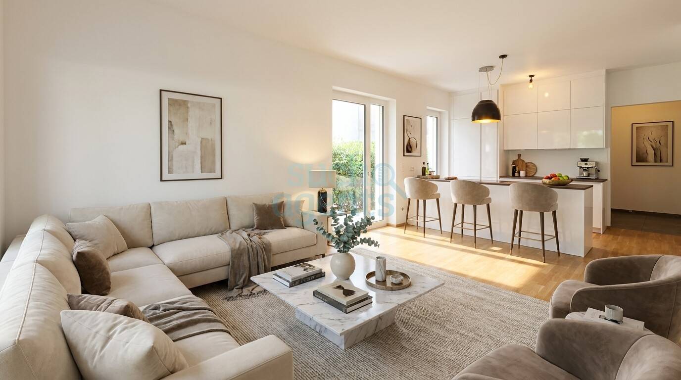 Neuwertige Erdgeschosswohnung mit Privatgarten und Lift