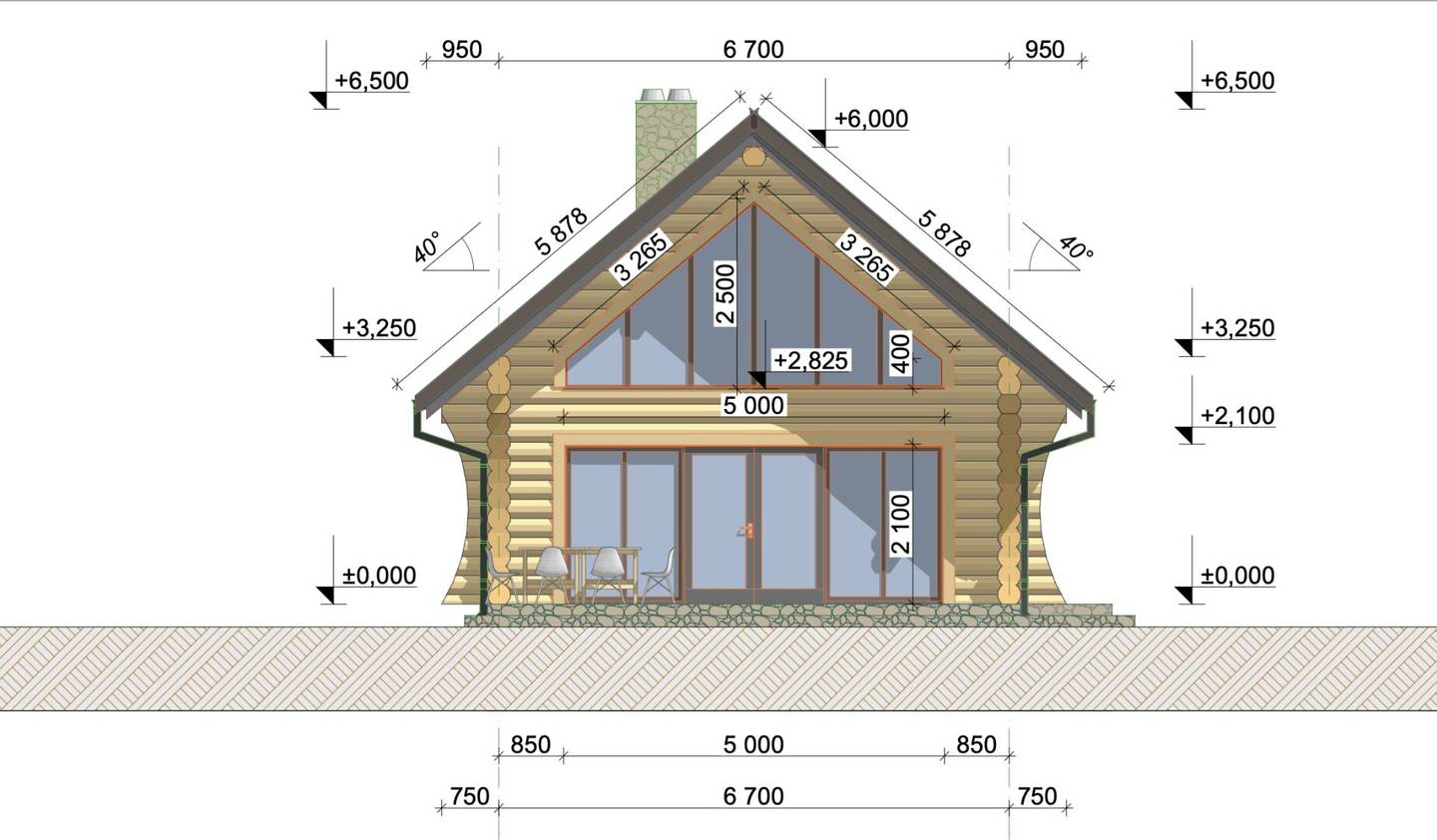 Log houses made of solid round timber, durable, ecological and comfortable to live in