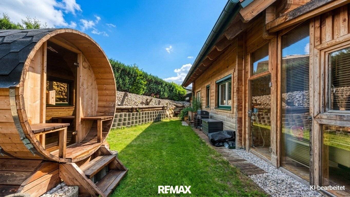 Scandinavian log house in Ottnang am Hausruck