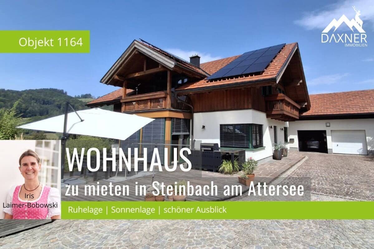 Spacious living with a dream view in Steinbach am Attersee