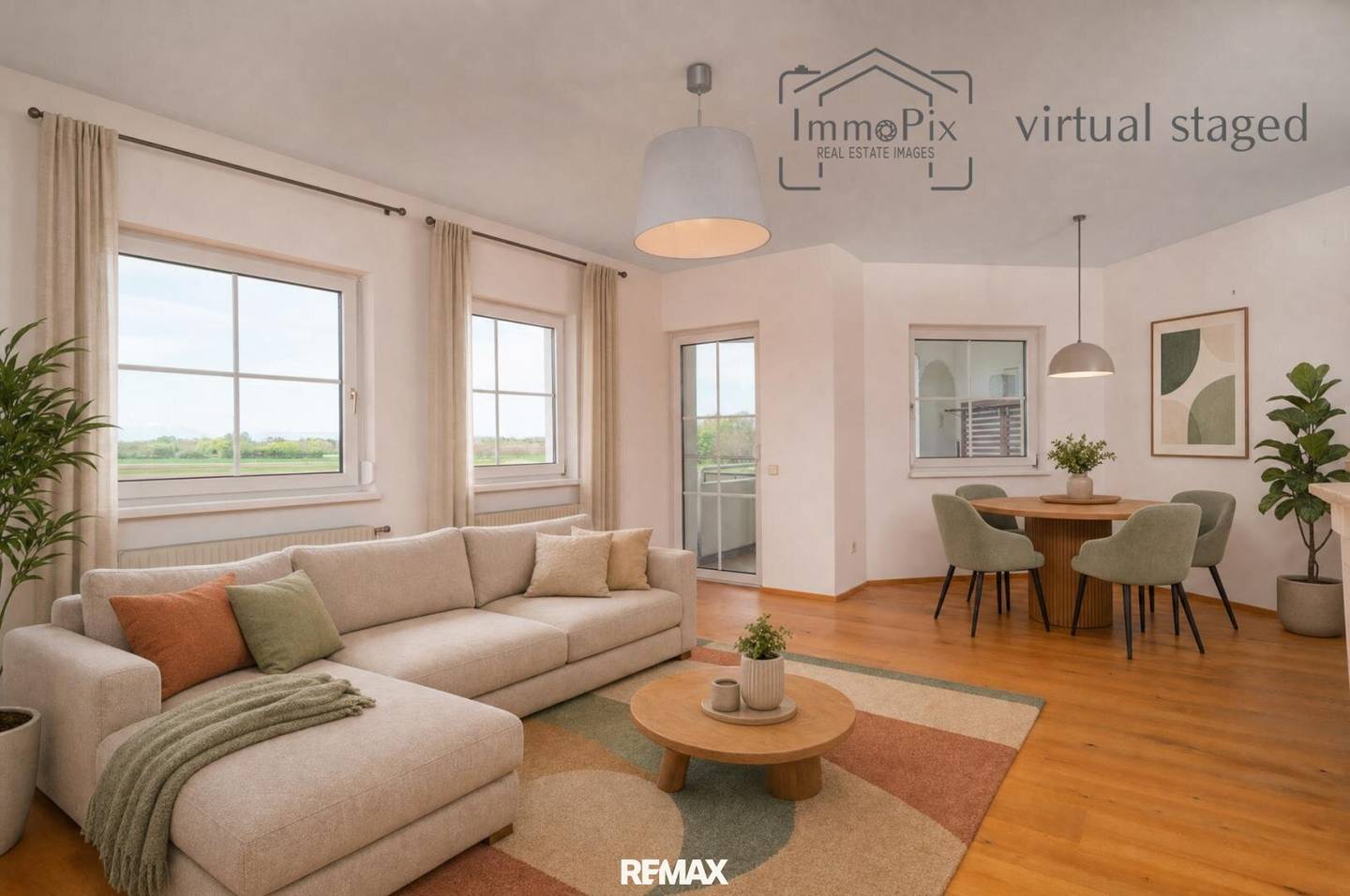 Wohnen mit Aussicht - 3 Zimmer, Loggia &amp; herrlicher Weitblick