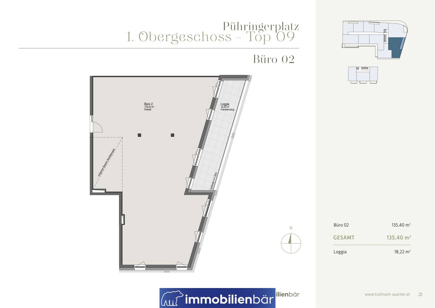 Trattnach.Quartier - Office/Practice in prime location in Grieskirchen - individual design possible