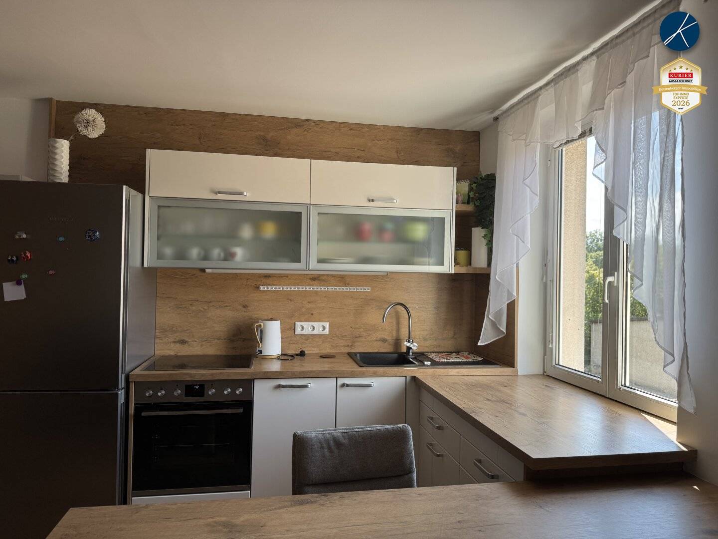Bright 3-room apartment with south-facing balcony in the Mitterau