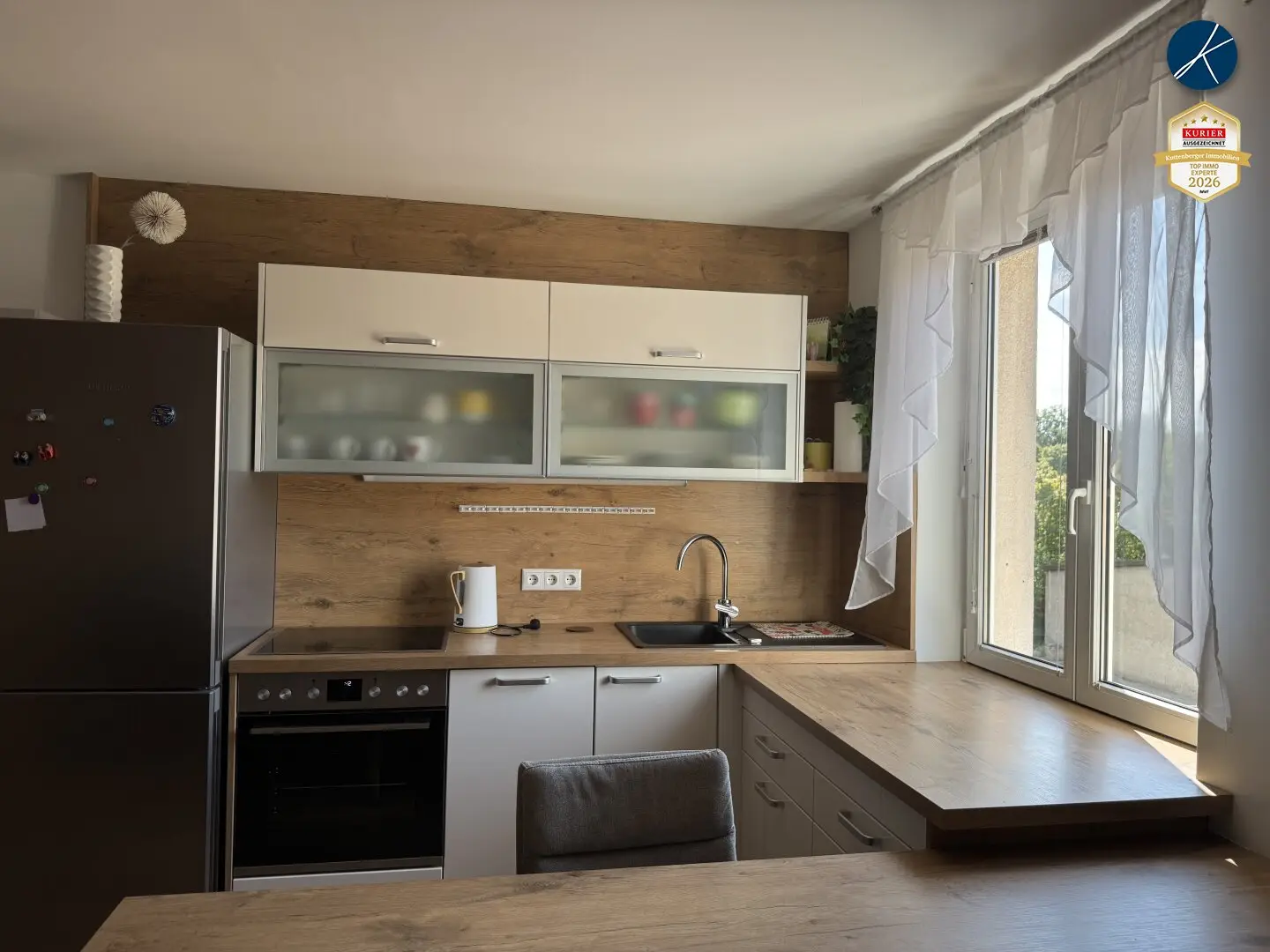 Bright 3-room apartment with south-facing balcony in the Mitterau