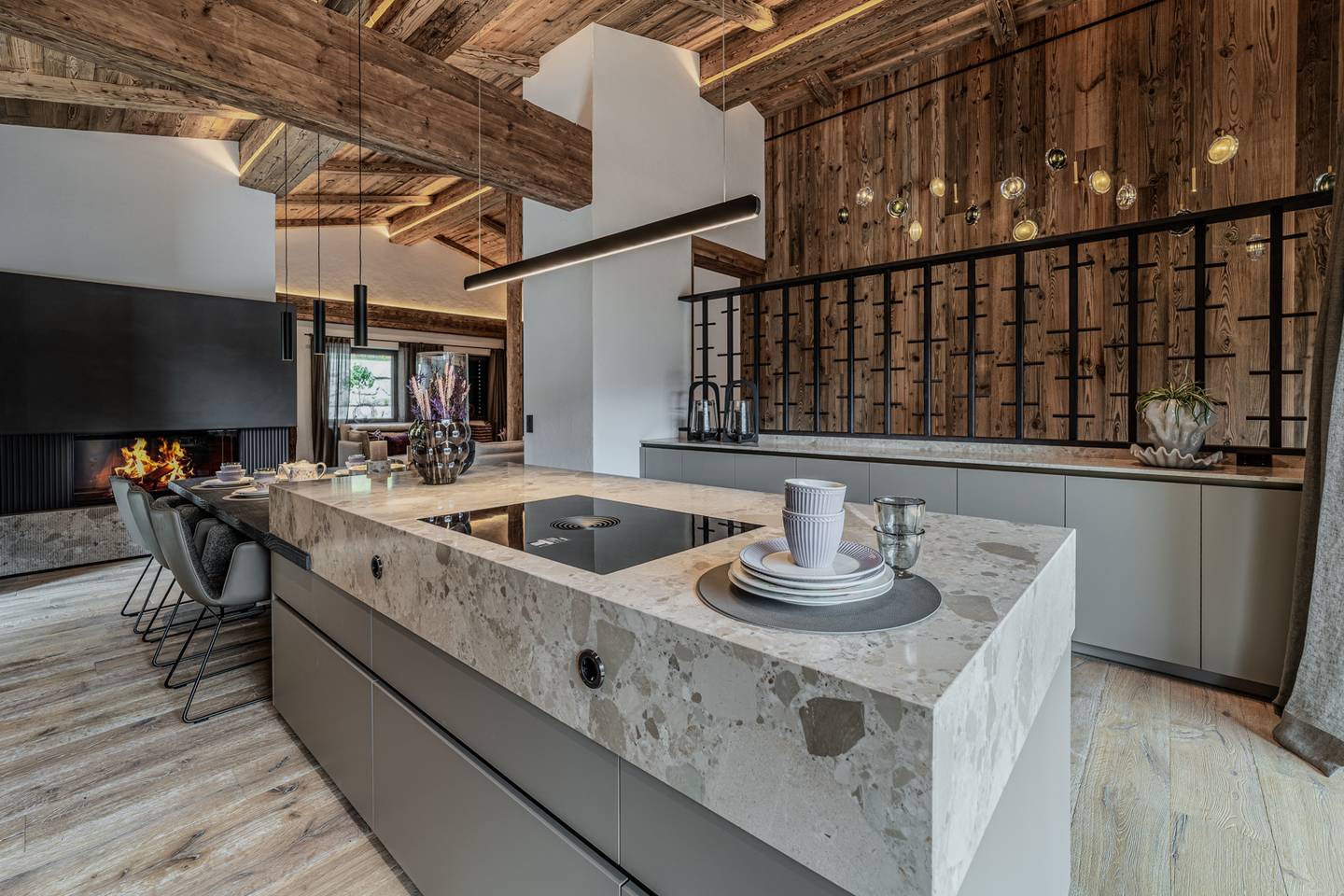 Holiday apartment with mountain panorama and sauna