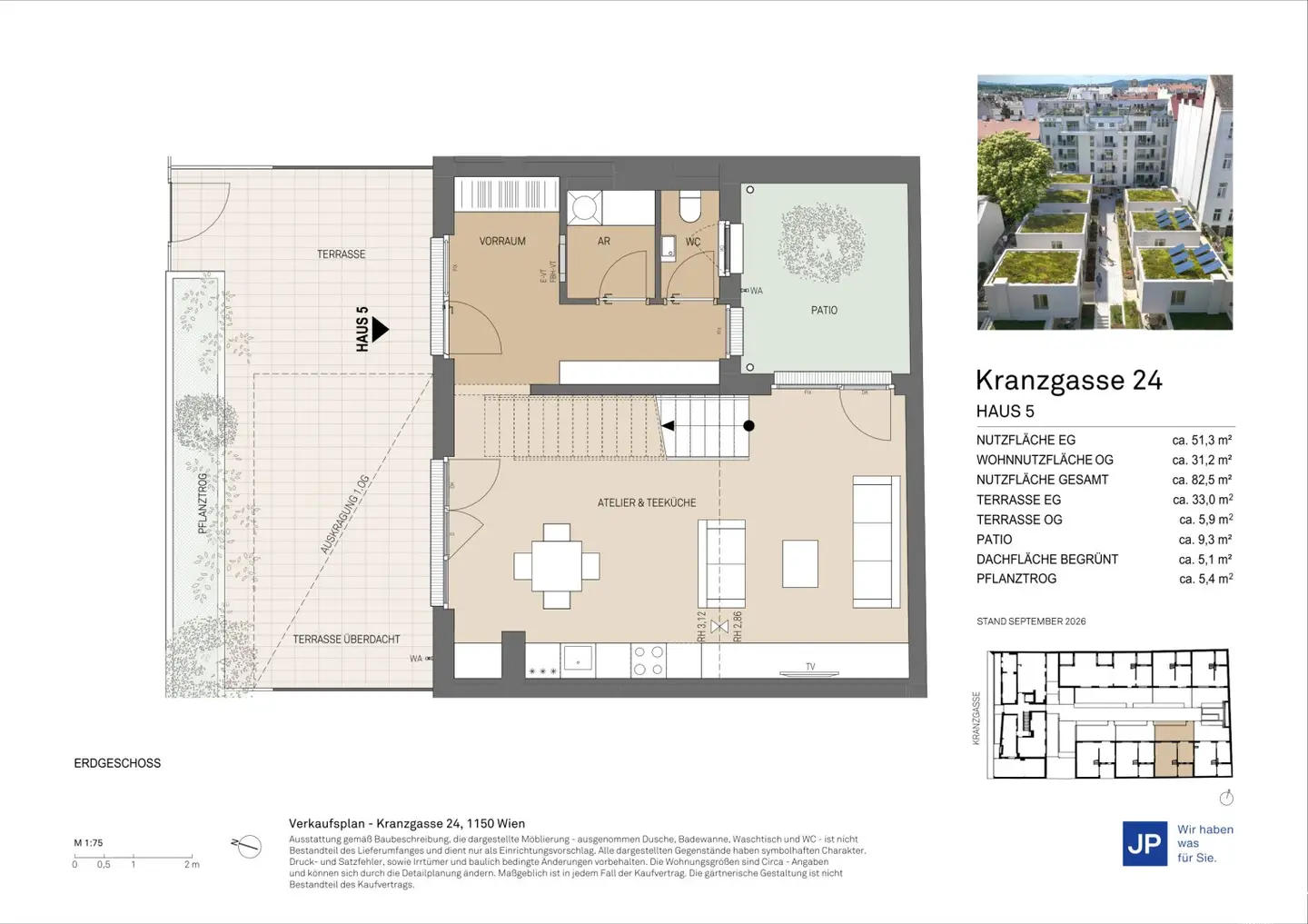 KRANZGASSE 24 - Wohnen mit urbanem Komfort und ruhigem Rückzugsort