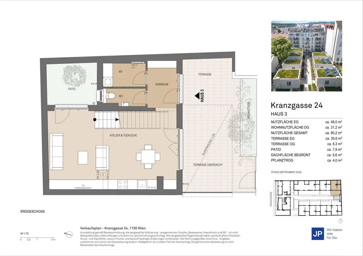 KRANZGASSE 24 - Wohnen mit urbanem Komfort und ruhigem Rückzugsort