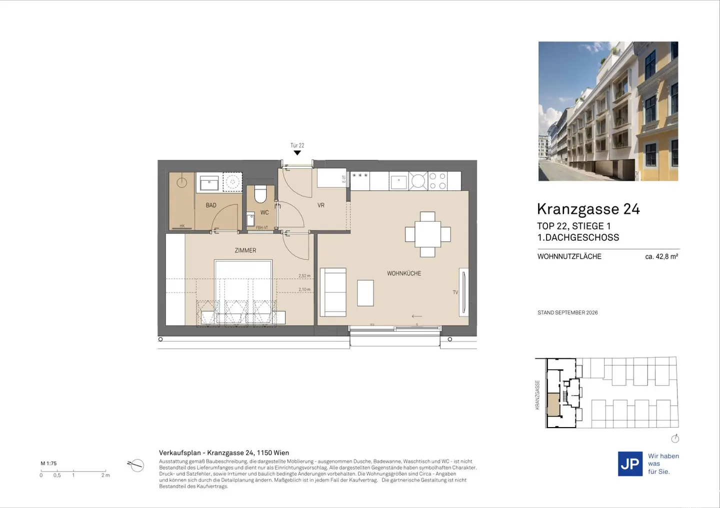 KRANZGASSE 24 - Wohnen mit urbanem Komfort und ruhigem Rückzugsort