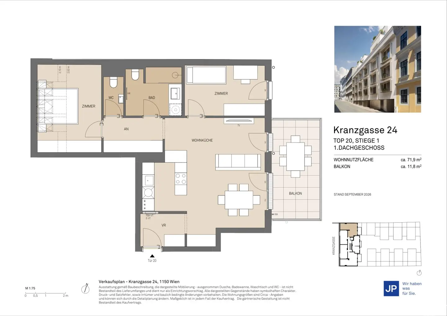KRANZGASSE 24 - Wohnen mit urbanem Komfort und ruhigem Rückzugsort