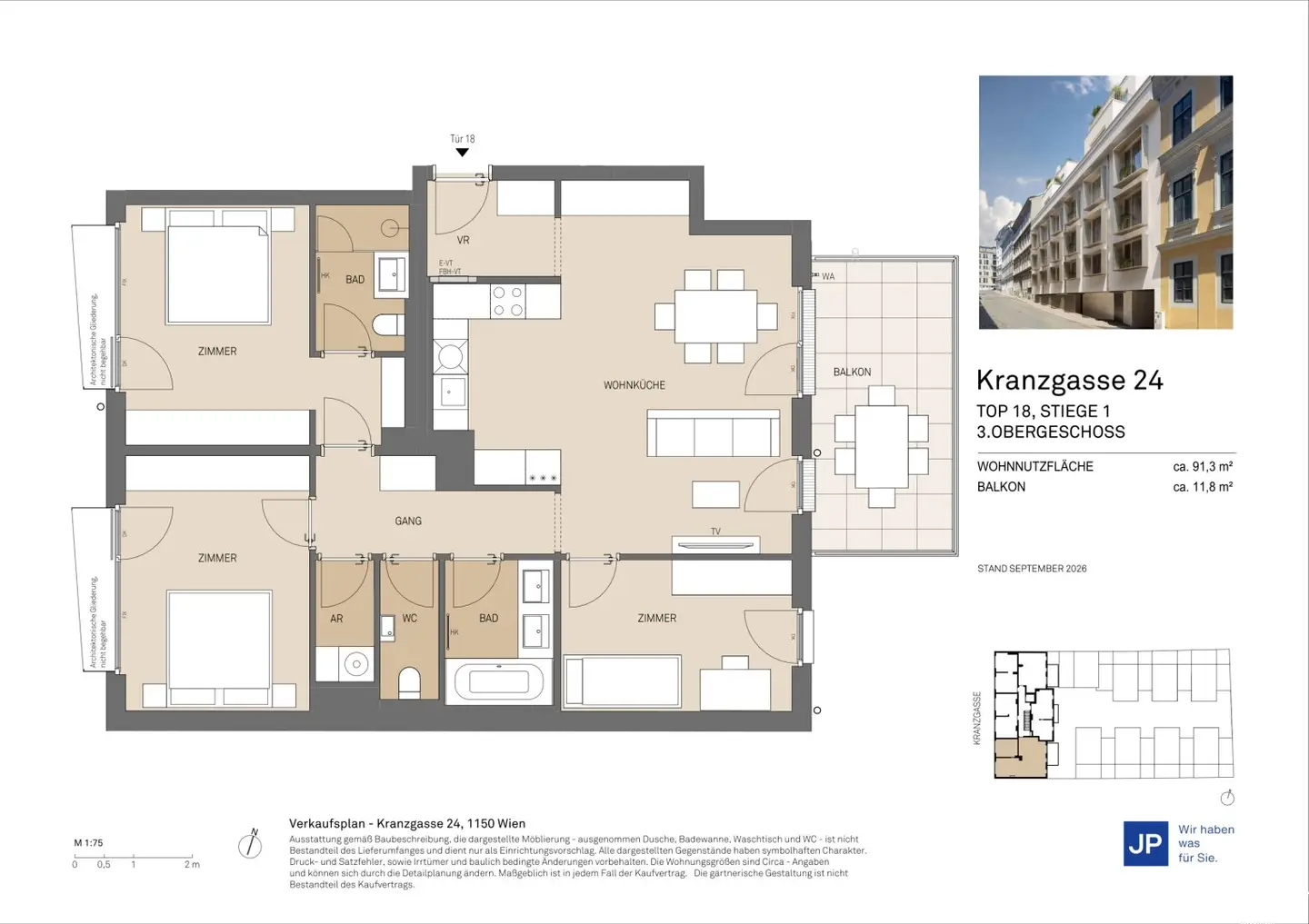 KRANZGASSE 24 - Wohnen mit urbanem Komfort und ruhigem Rückzugsort