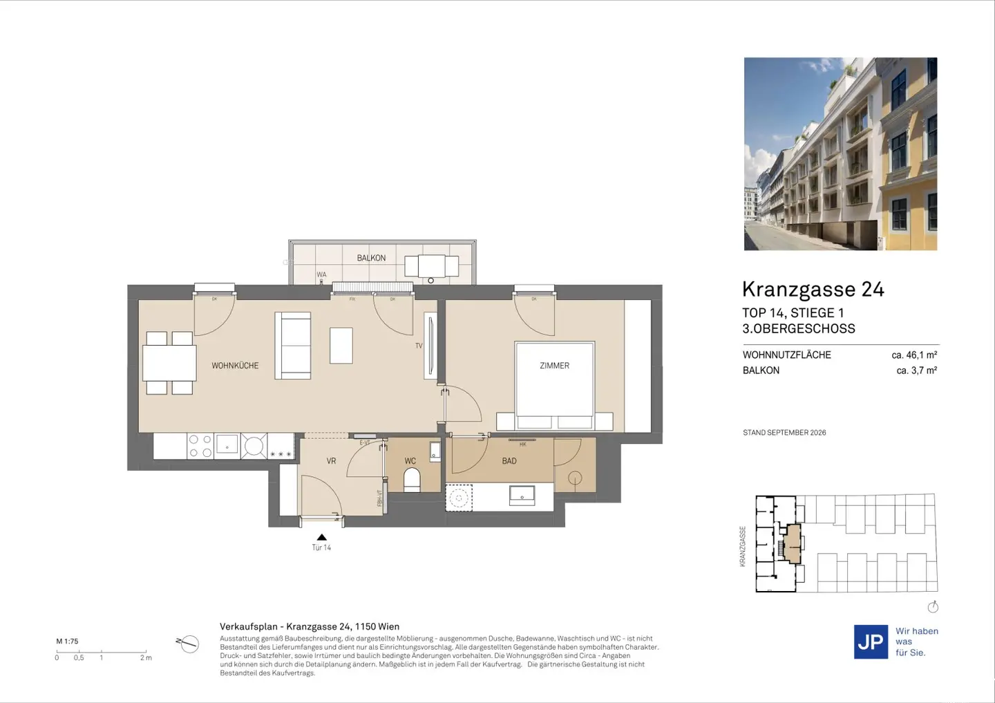 KRANZGASSE 24 - Wohnen mit urbanem Komfort und ruhigem Rückzugsort