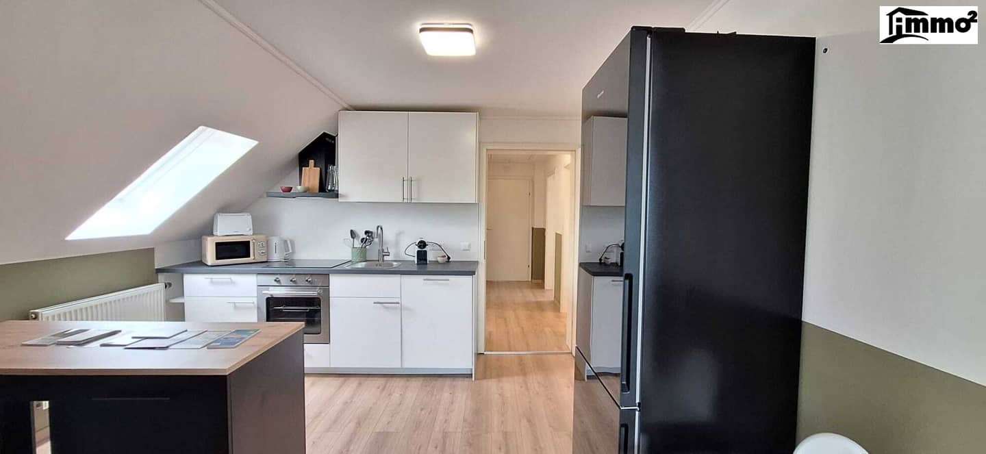 Fully furnished apartment with garden and mountain panorama