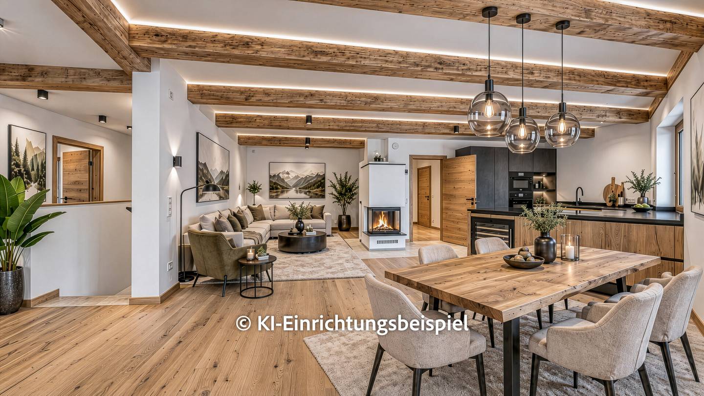 Maisonettewohnung with private garden and sauna