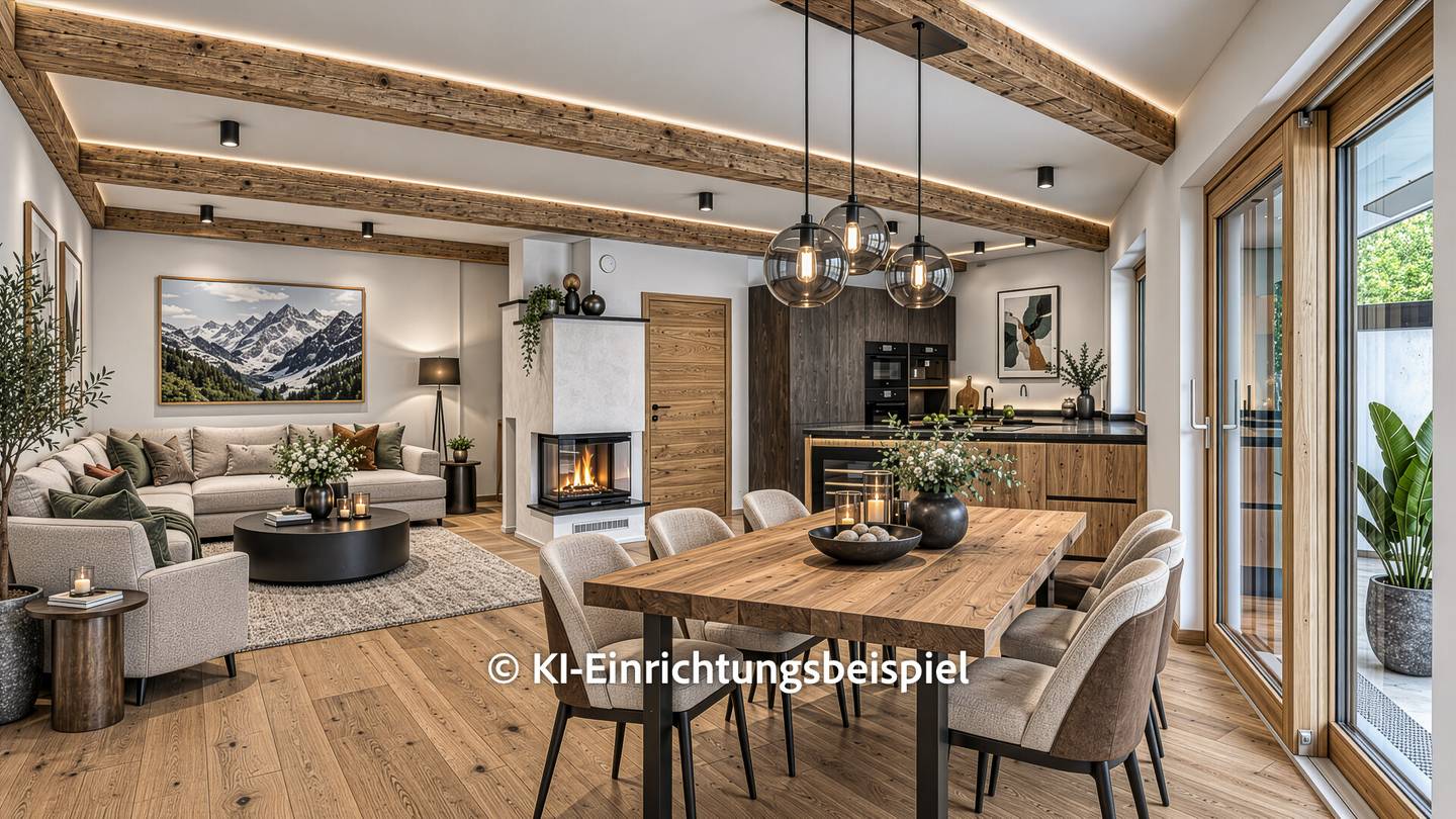 Maisonettewohnung with private garden and sauna