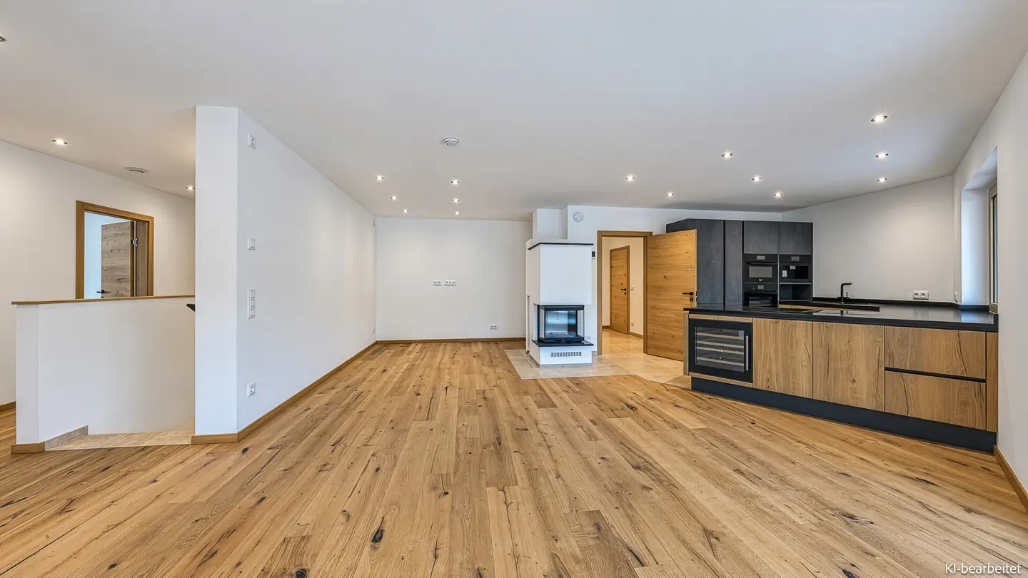 Maisonettewohnung with private garden and sauna