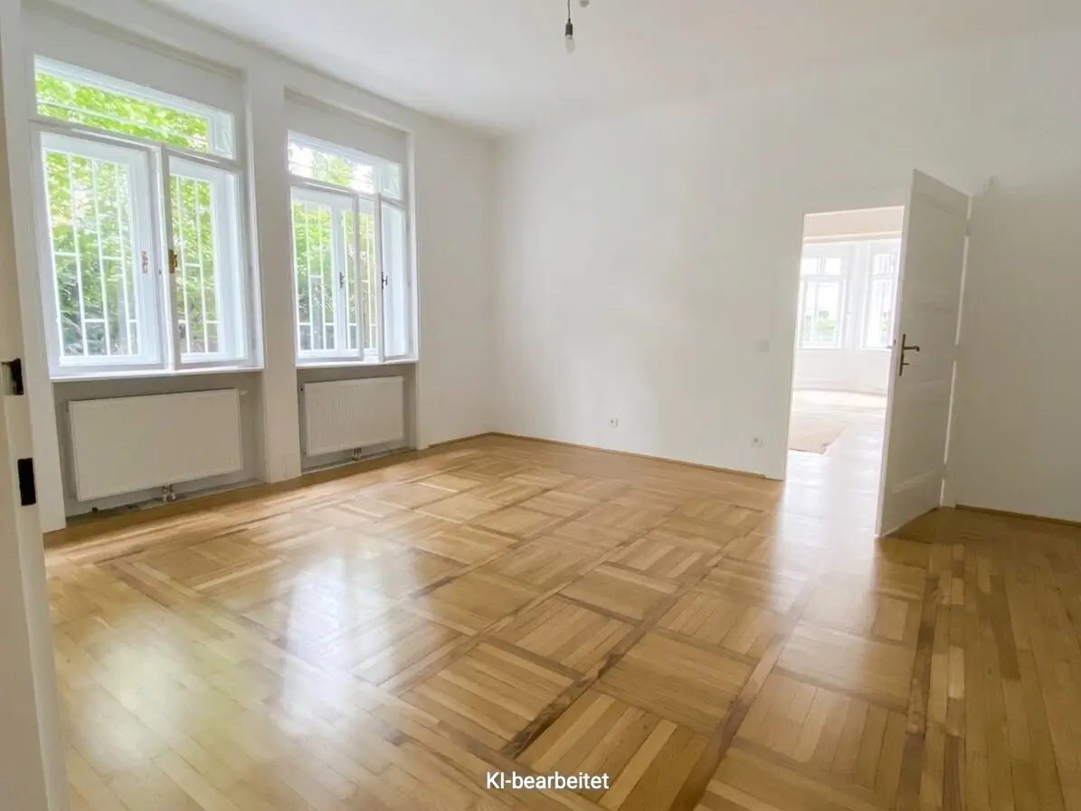 Art Nouveau villa in Cottage 4-room old building apartment near U-Bahn