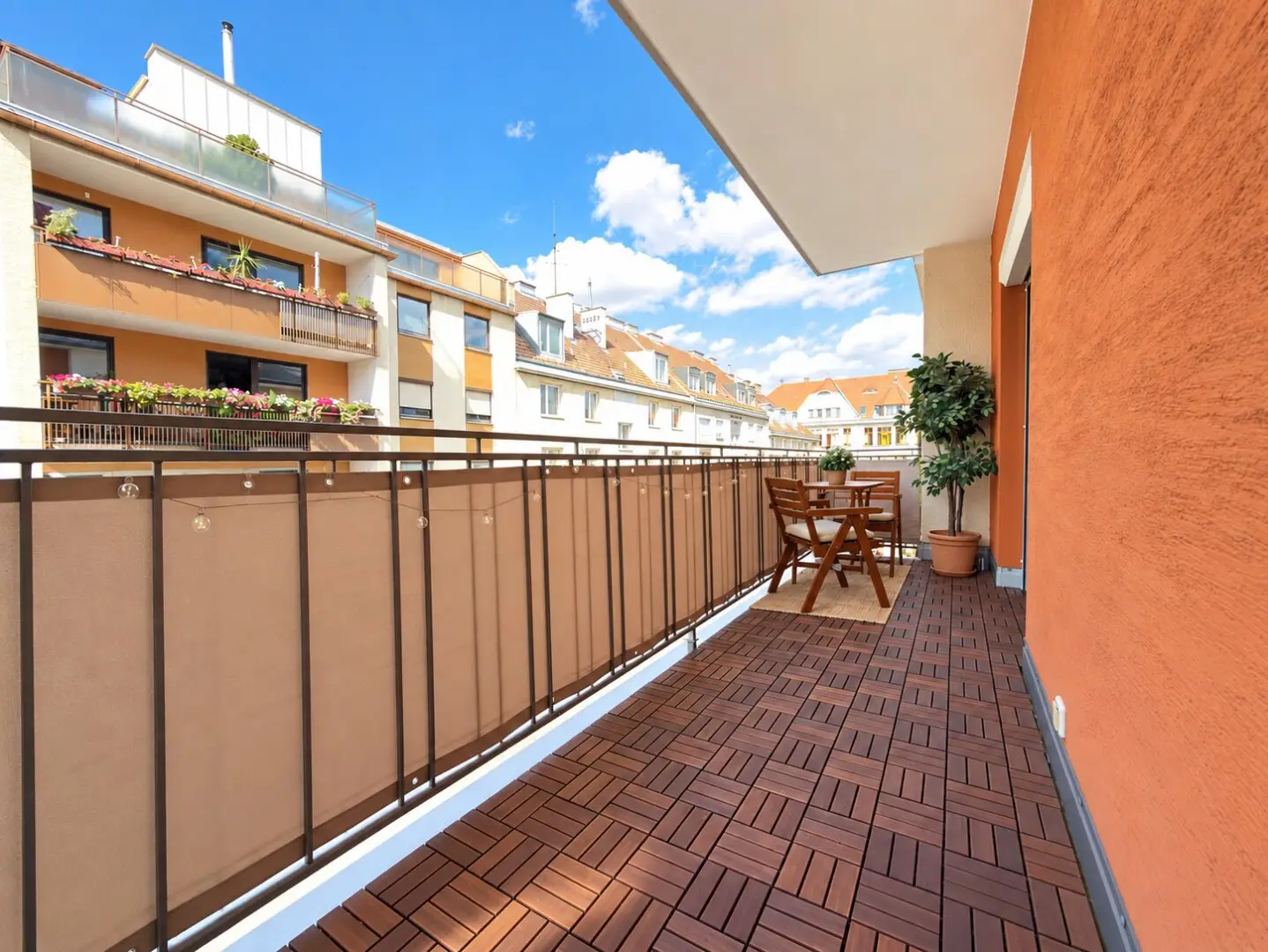 3-Zimmer-Wohnung mit 12 m² Westbalkon | U4 Ober St. Veit | Voll möbliert | Sofort bezugsbereit