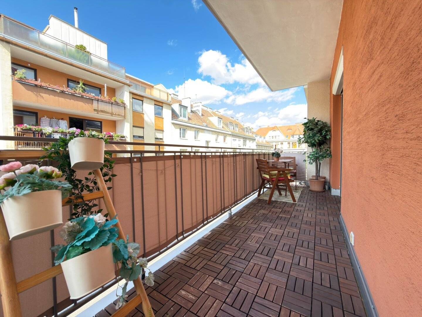 3-room apartment with 12 m² west balcony | U4 Ober St. Veit | Fully furnished | Ready to move in