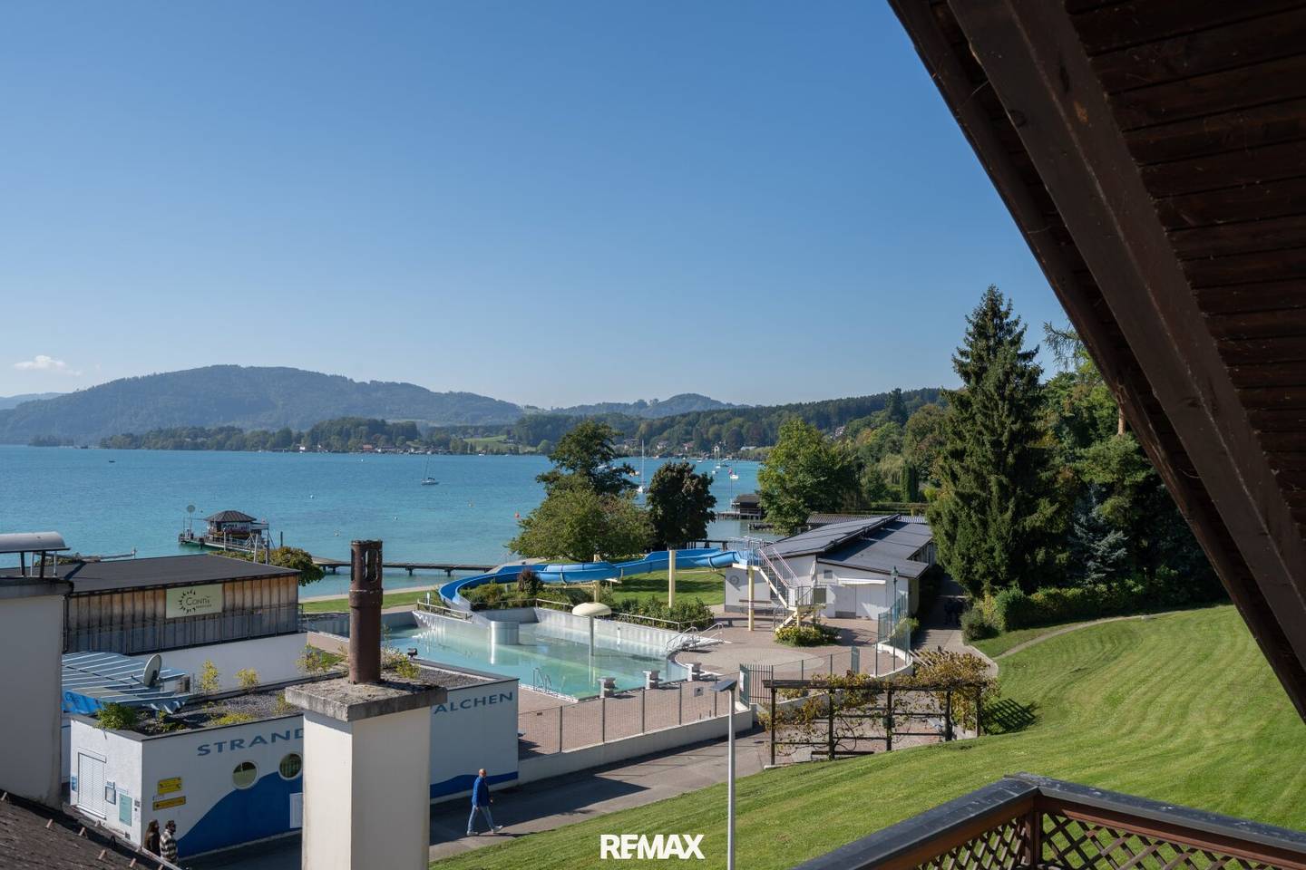 When I See the Lake I Need No Sea Anymore Panoramic Lake View of the Attersee
