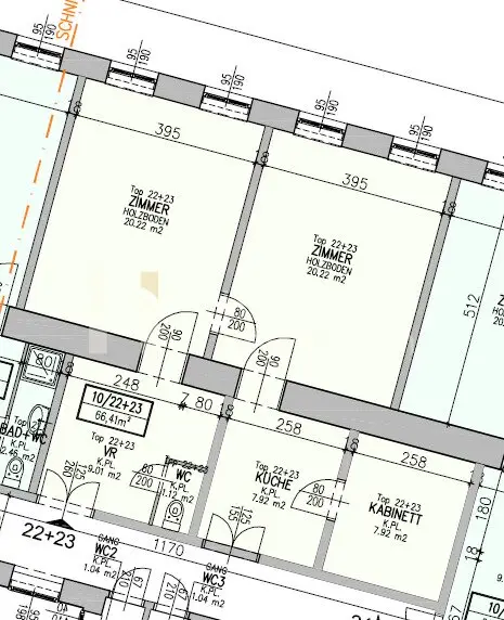 Two houses, one ensemble | Old building with elevator and inner courtyards in the Fifteenth